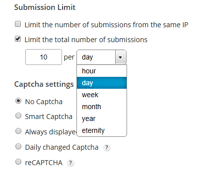 Limit number of messages Limit number of messages
