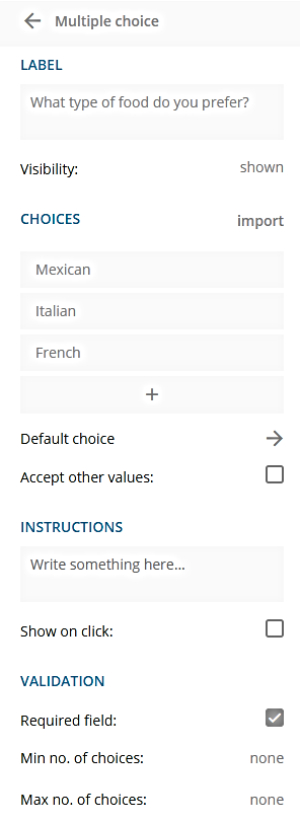 Checkboxes