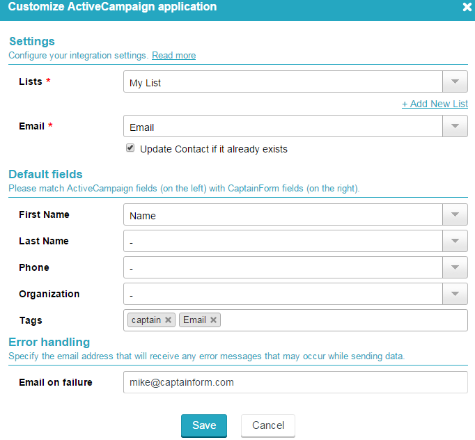 activecampaign forms for wordpress
