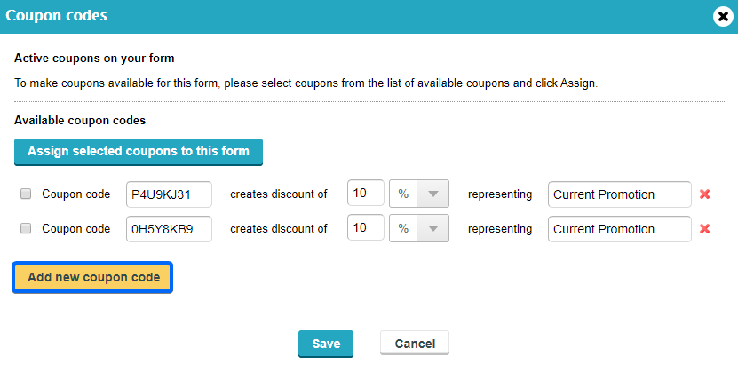 Coupon Codes for Order Form - WordPress Form Builder Plugin