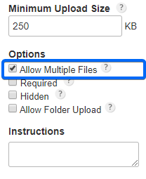 Multiple Files Upload - WordPress Form Creator