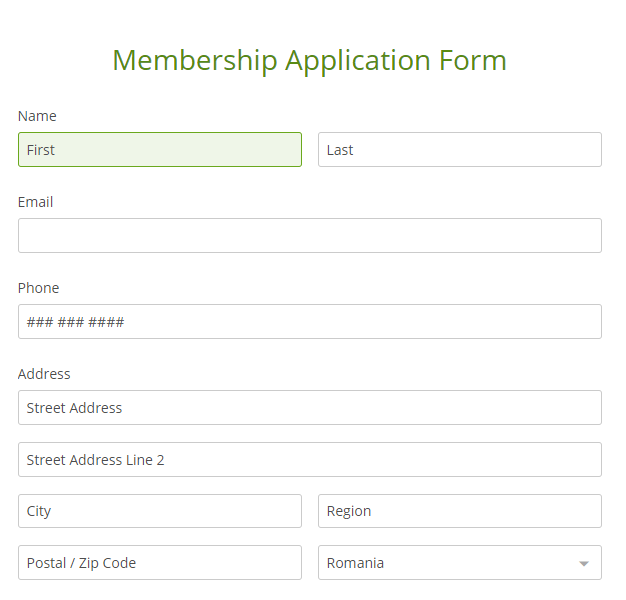 add a web form to your Strikingly webpage