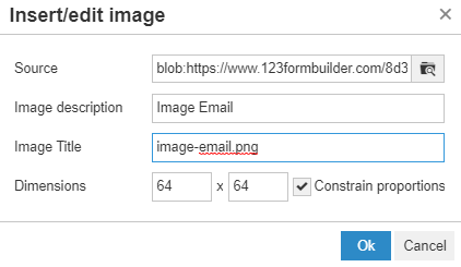 123FormBuilder how to include images to the autoresponder