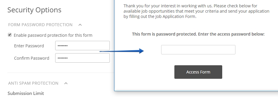 Password Protected Form