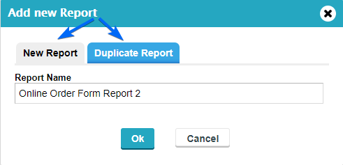 Add New Report