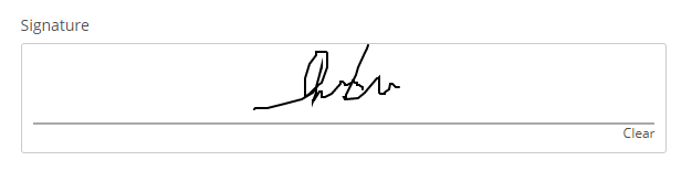 electronic signature Form