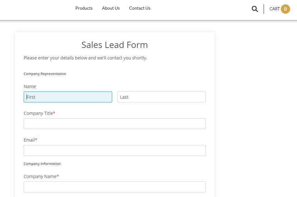 how to publish web forms in your Volusion store